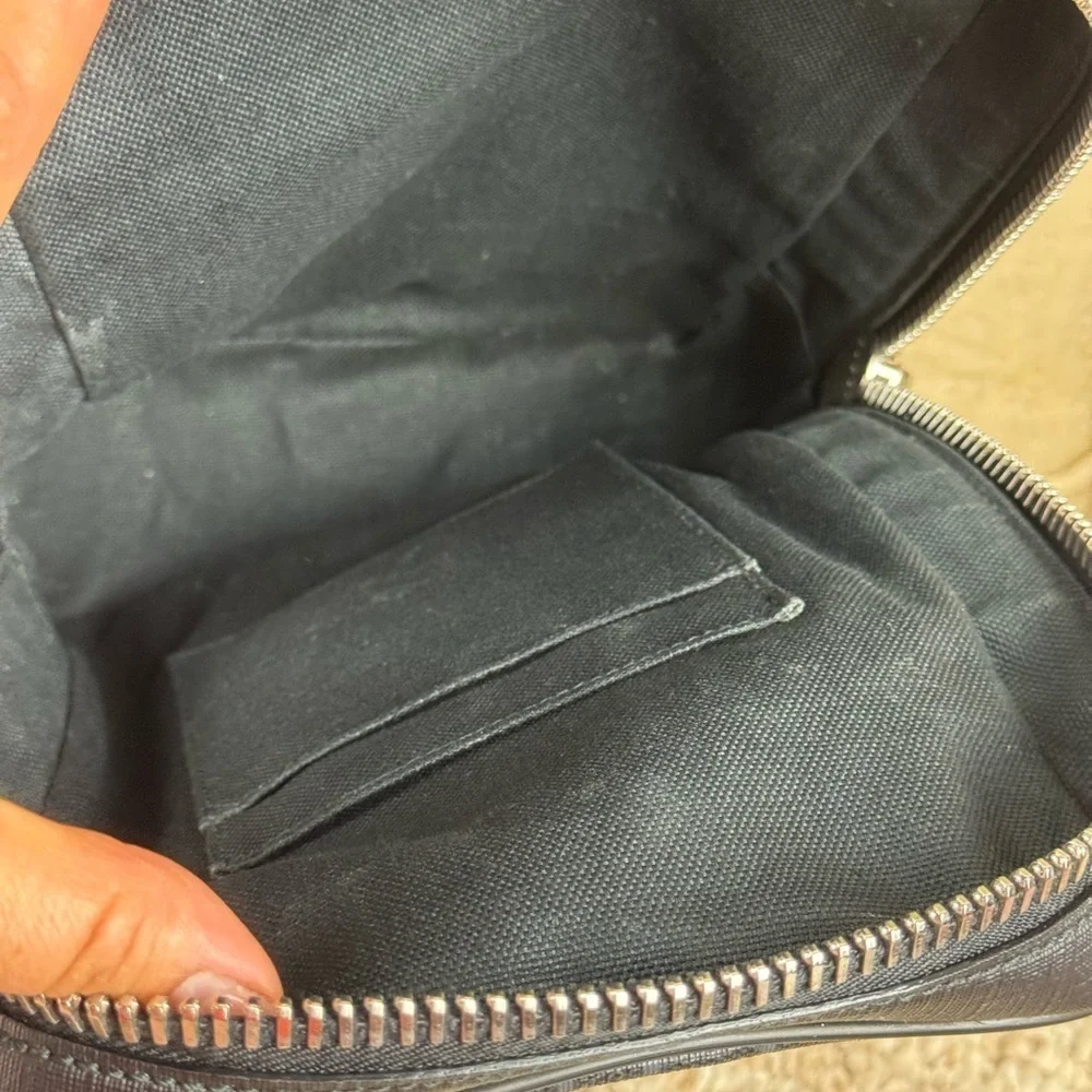 Gucci Web Strap Sling Bag GG Coated Canvas Small.